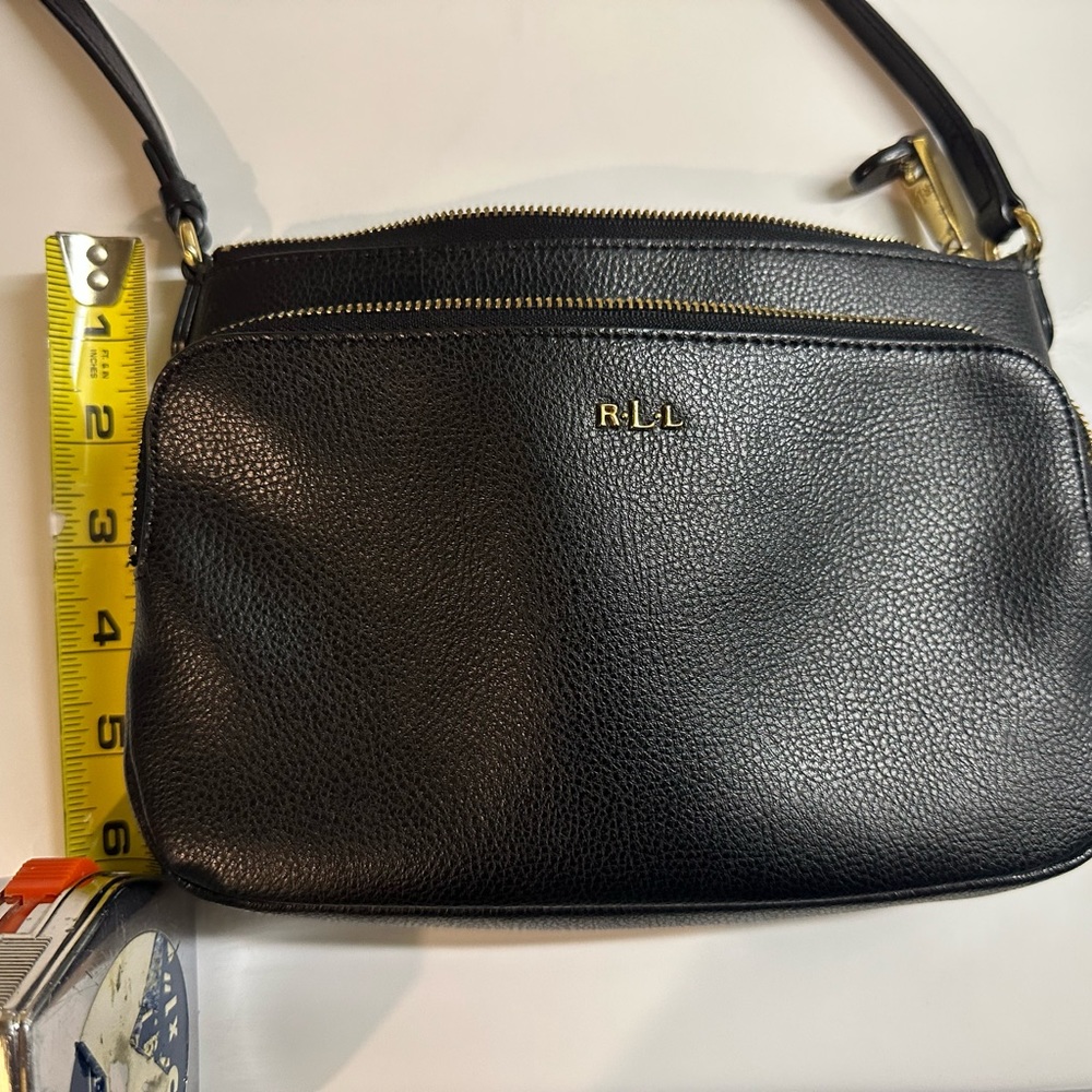 Vintage Black RALP LAUREN Cross Body Bag - Picture 8 of 13